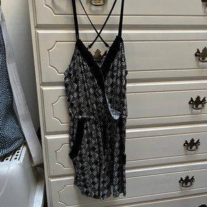 Low Neck Two Pocket Romper